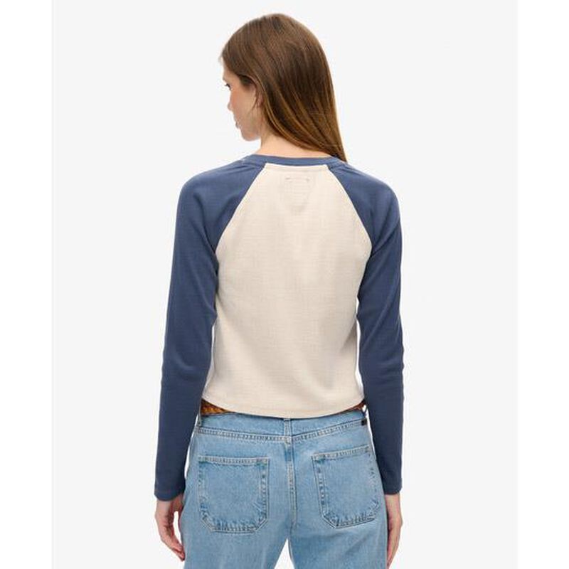 Superdry Athletic Rib Slim Ls Top image number 1